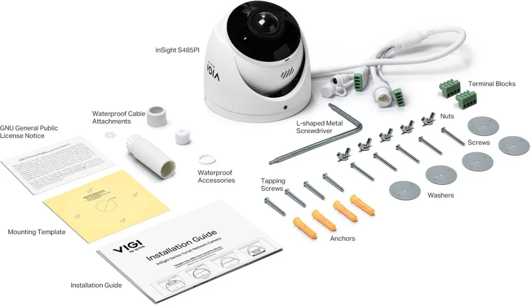 TP-Link VIGI S485PI Panoramische Camera - Wit