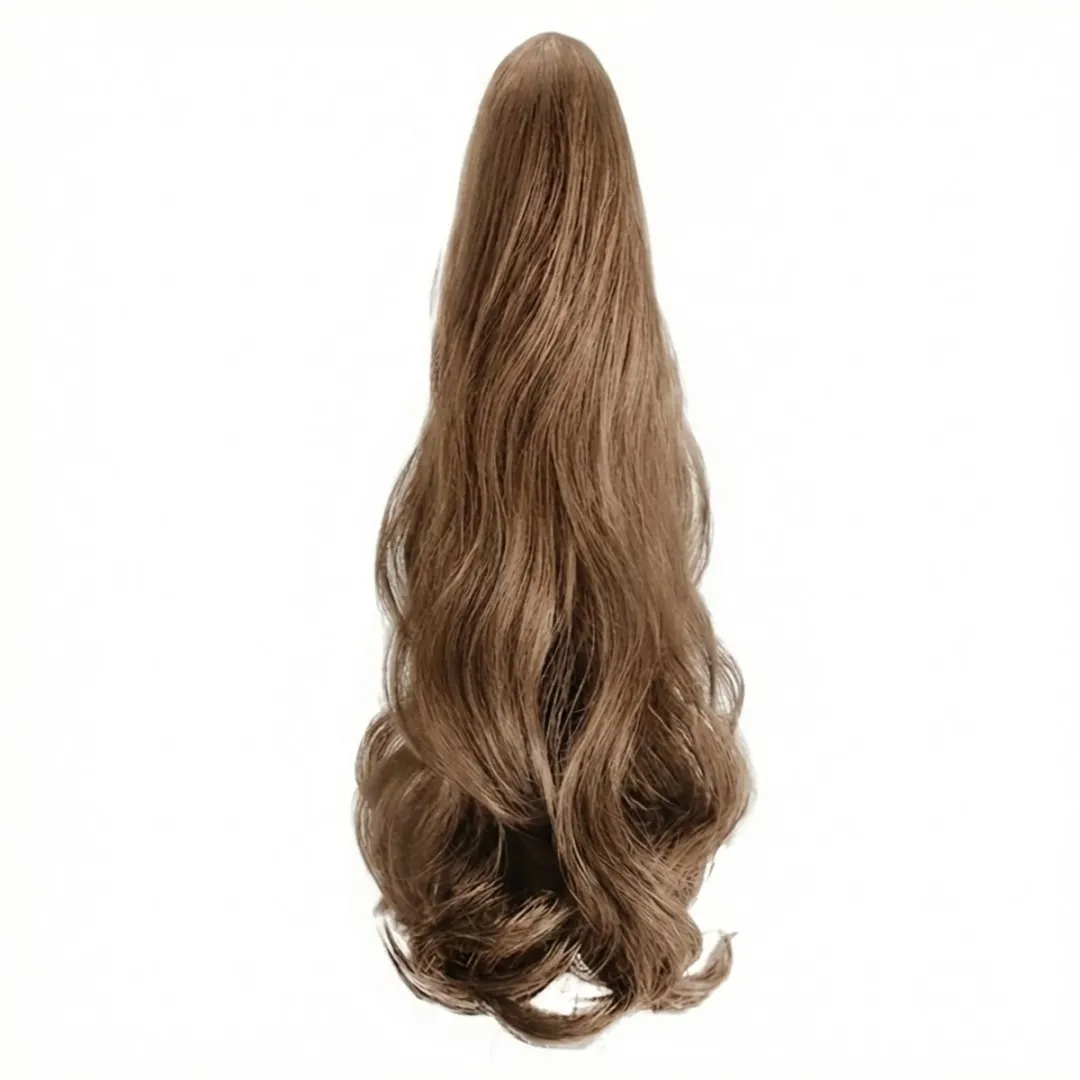 NuveX Lichtbruin Synthetische Paardenstaart Dames Haar Extensie