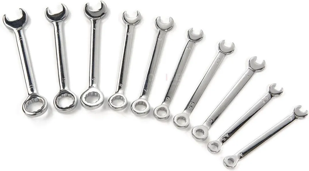 HBM 10-delige Steeksleutel- en Ringsleutelset 4-11mm