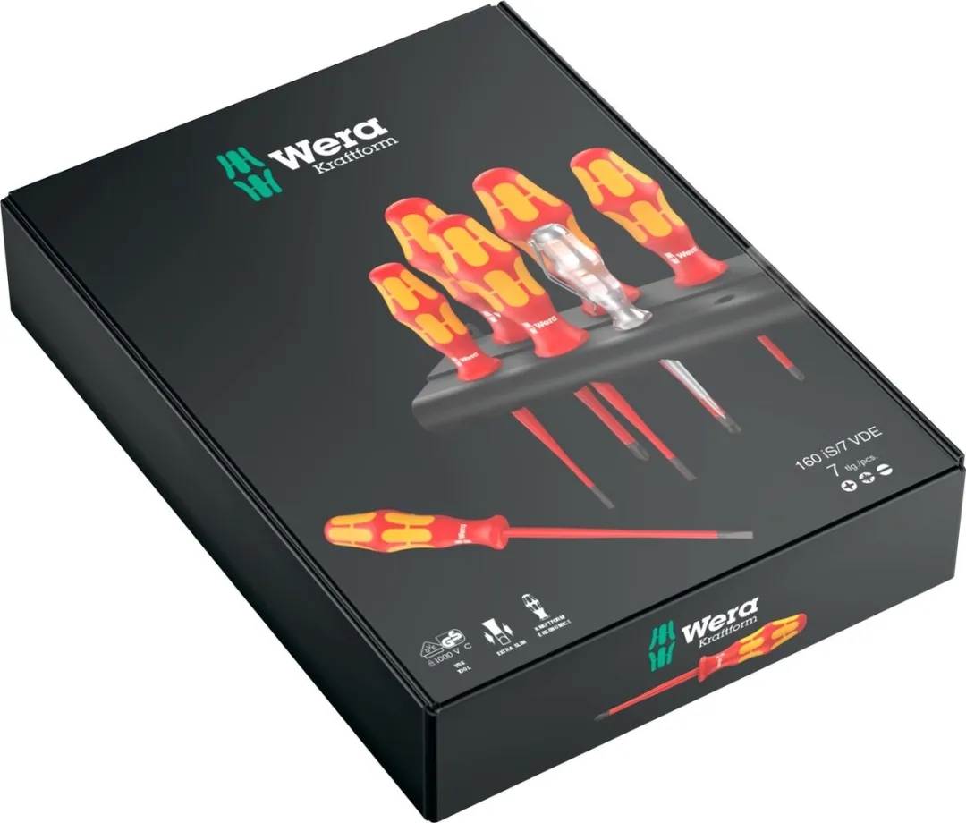 Wera Kraftform Plus VDE Schroevendraaierset 7-delig - PH/PZ/SL