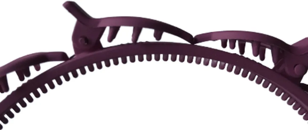 VinkToys Diadeem met clips Aubergine