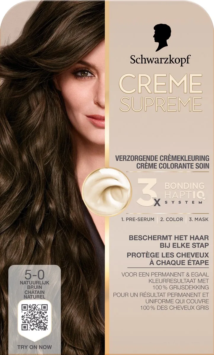 Schwarzkopf Crème Supreme 5-0 Haarkleuring 245g