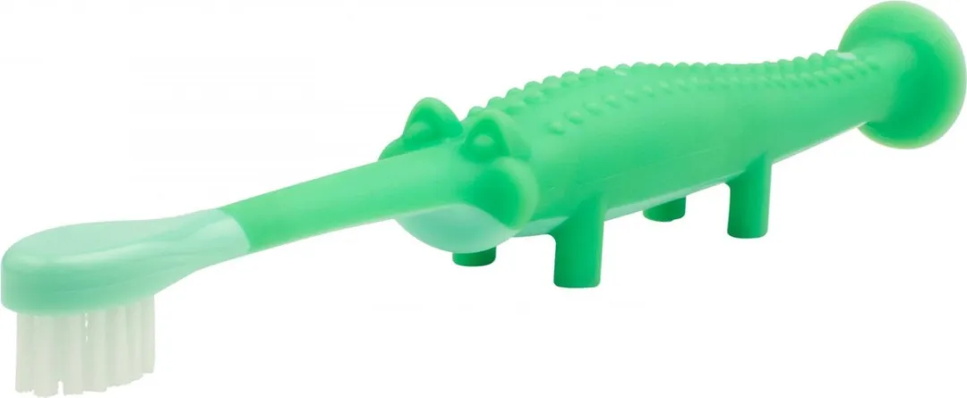 Dr. Brown's Baby's Tandenborstel - Krokodil - Groen