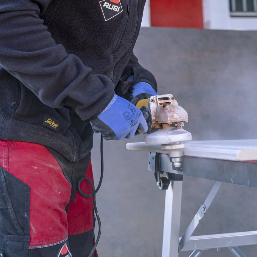 Rubi Superpro Halve Bullnose Frese 50mm - Zilver
