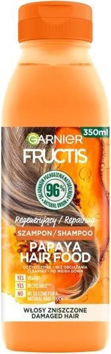 Garnier Fructis Papaja Hair Food Shampoo 350ml
