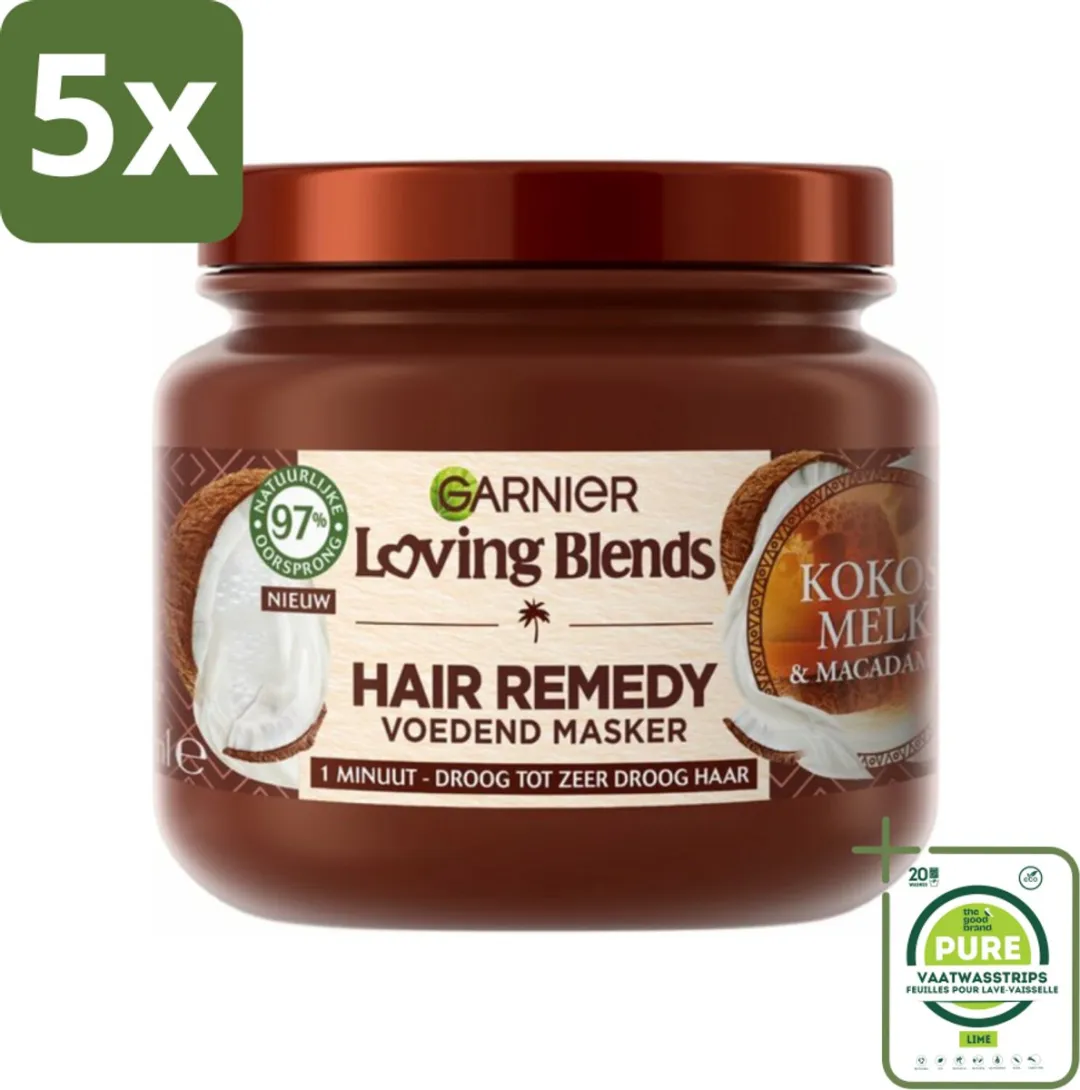 Garnier Loving Blends Haarmasker Kokosmelk & Macadamia 340ml