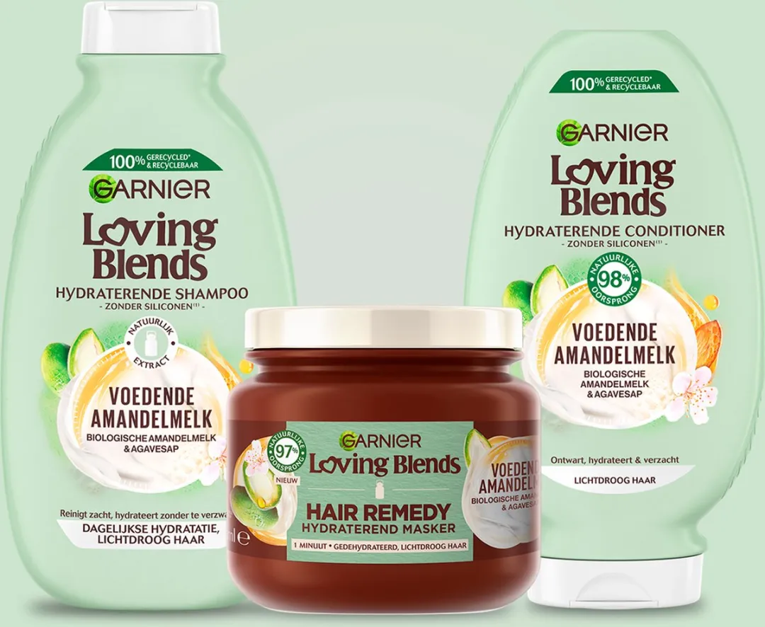 Garnier Loving Blends Masker Amandelmelk 340ml