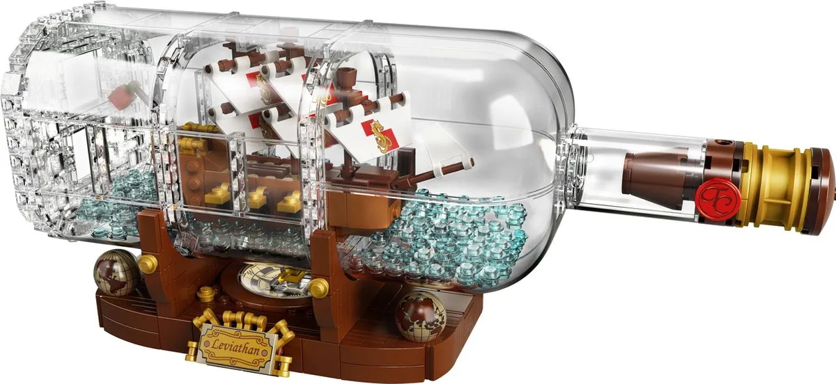 LEGO Ideas Schip in een Fles 92177 - 953 Stukken