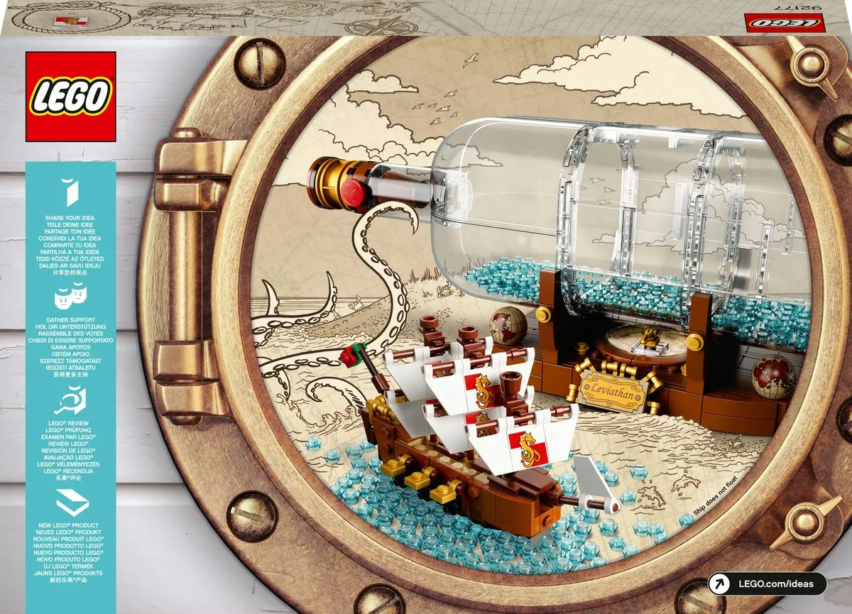 LEGO Ideas Schip in een Fles 92177 - 953 Stukken