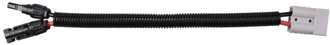 Tru Components TC-12195716 Hoogspanningsstekker naar PV-stekker - Zwart/Rood