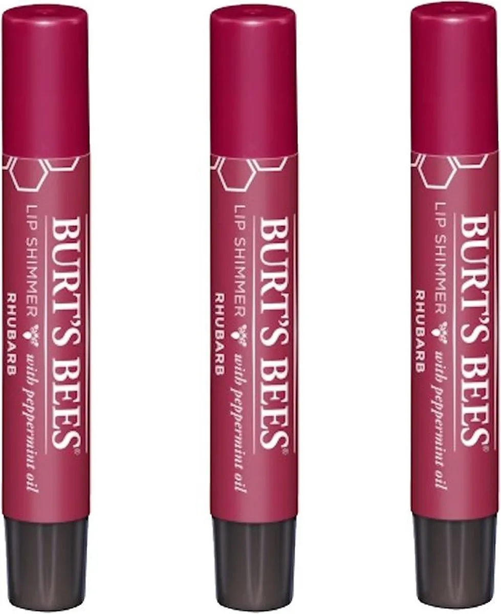 Burt's Bees Lip Shimmer Rhubarb