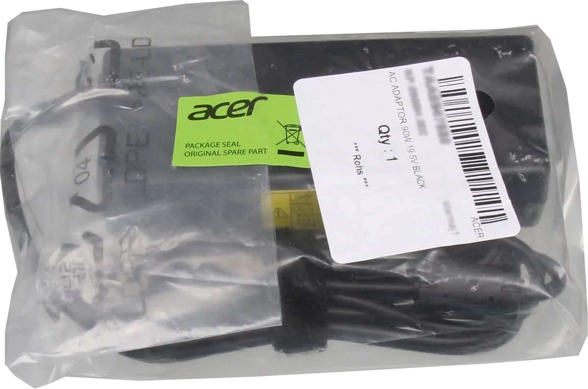 Acer KP.09001.001 Oplader 90W - Zwart