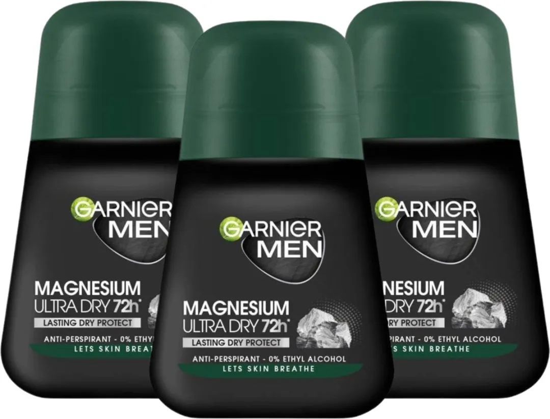 Garnier Men Magnesium Ultra Dry Roll-On Deodorant