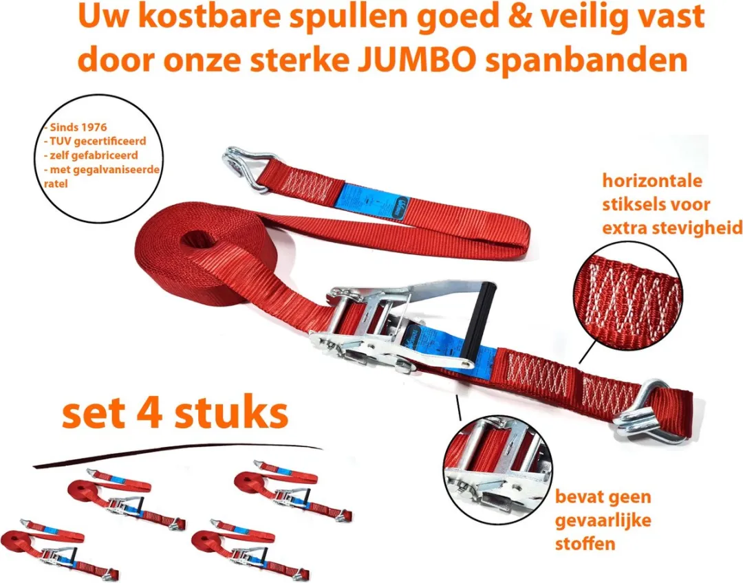 Jumbo Heavy Duty Spanband 2-delig 9m 50mm