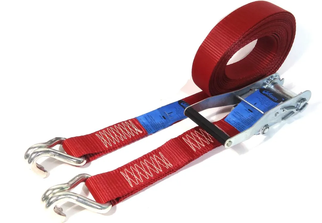 Jumbo Heavy Duty Spanband 2-delig 9m 50mm - 2000/4000kg - Rood - 4 Stuks