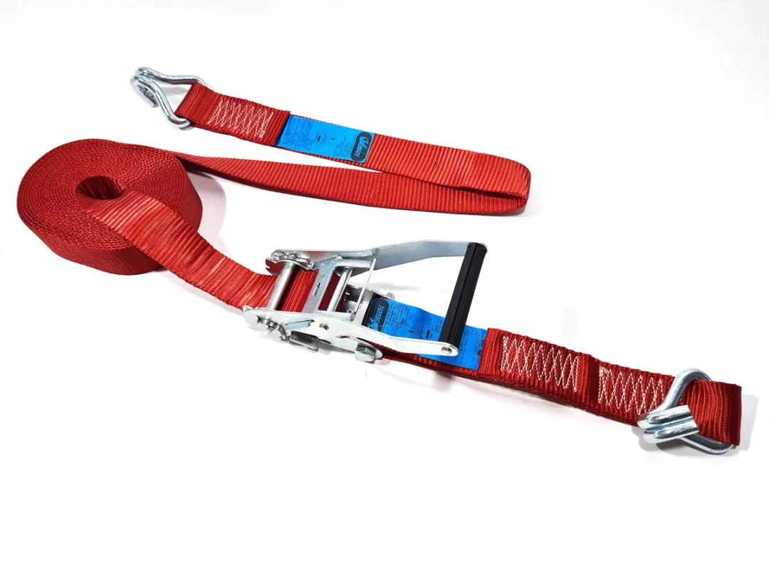 Jumbo Heavy Duty Spanband 2-delig 9m 50mm - 2000/4000kg - Rood - 4 Stuks
