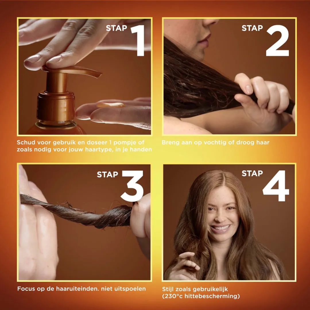 Garnier Loving Blends Honing Goud Haarserum 150ml - 6 Stuks - afbeelding 6 van 6