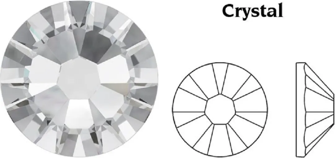 Swarovski Nagelkristallen 100 Stuks SS6 1,75mm - Transparant