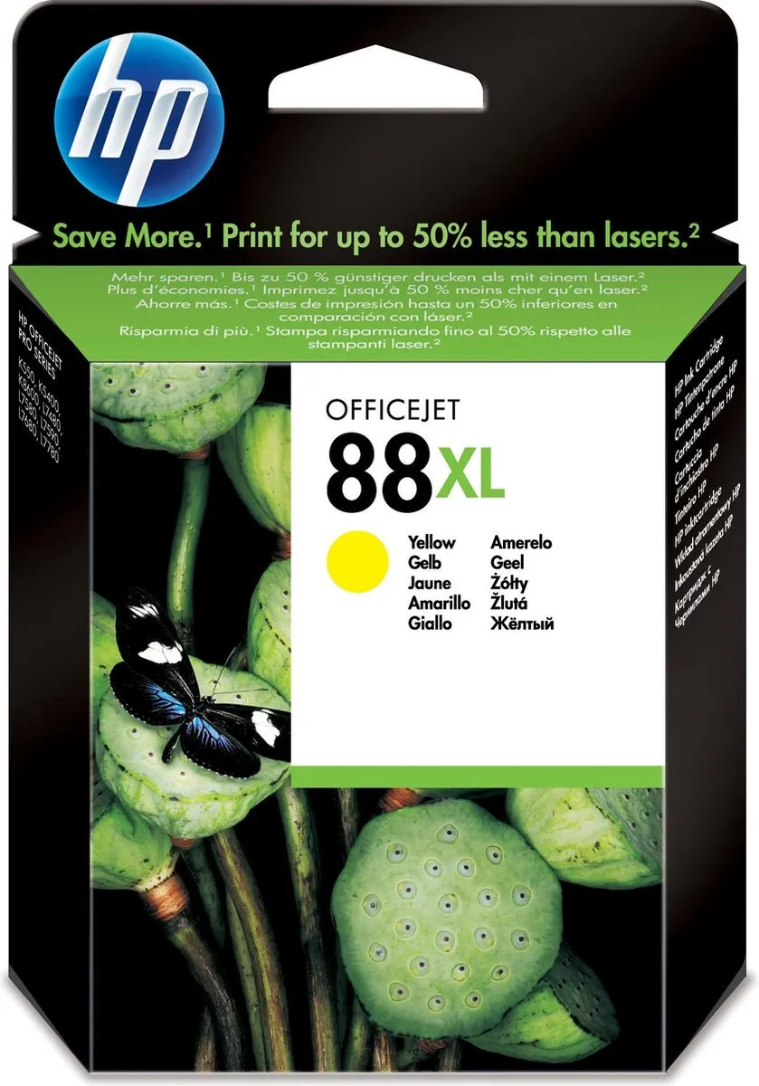 HP 88XL Geel Inktcartridge C9393AE