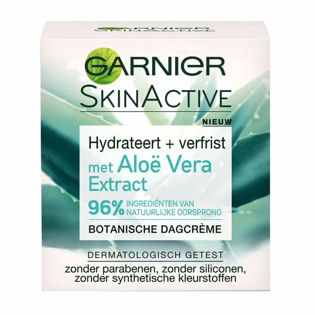 24 x Garnier - SkinActive - Botanische Dagcrème - Aloë Vera - Voor ieder Huidtype - 50 ml - Dagcrème - Aloë Vera - Natuurlijke Dagcrème - Hydraterende Dagcrème - Gevoelige Huid