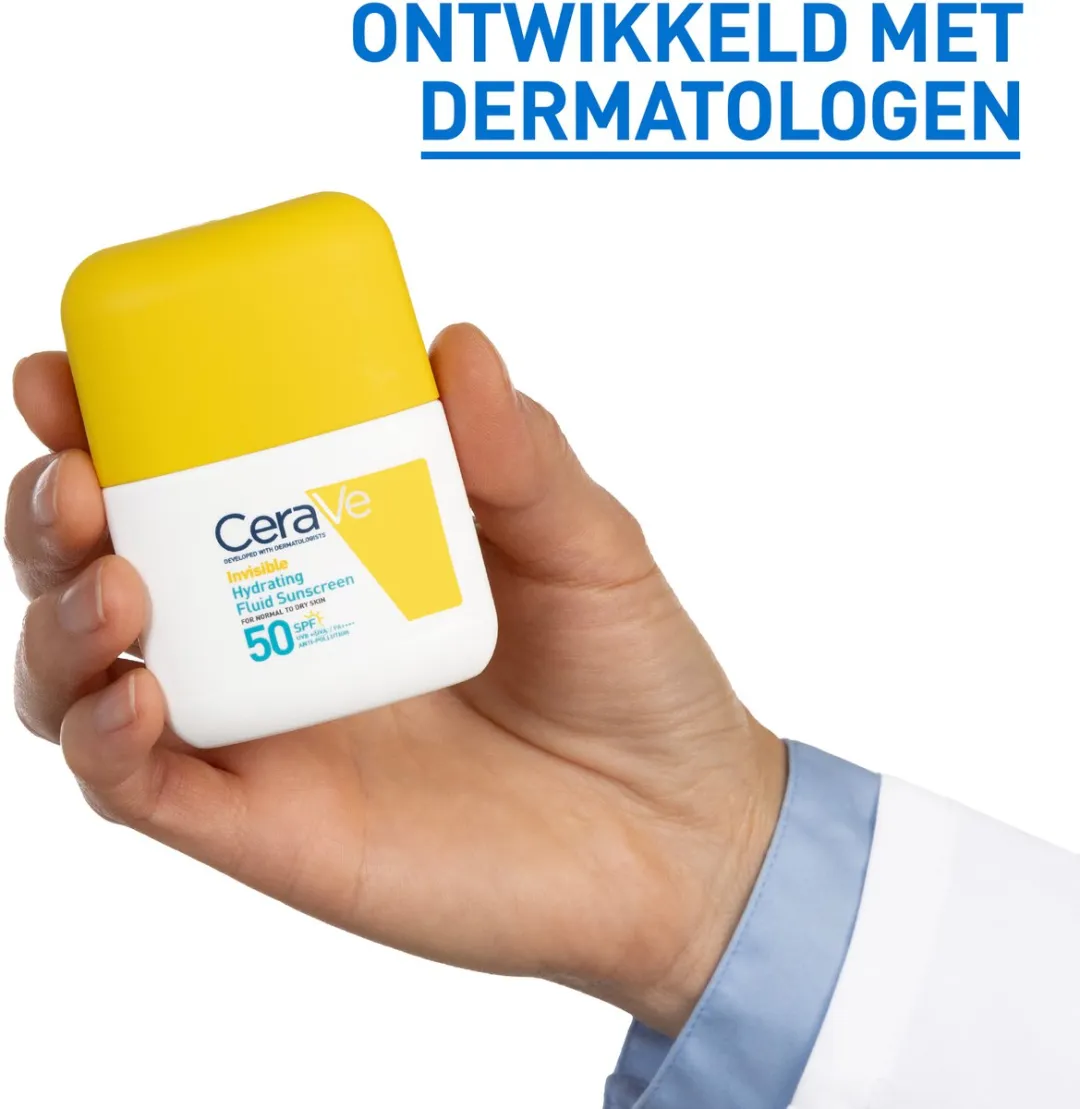 CeraVe Onzichtbare Hydraterende Zonnebrand Fluide SPF 50 - 50ml - afbeelding 6 van 6