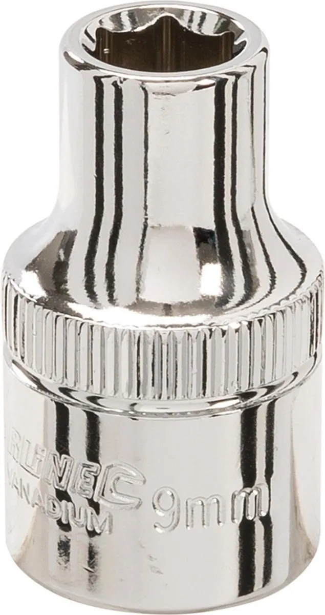 Silverline Zeskantige 1/2 inch Metrische Dop 9mm