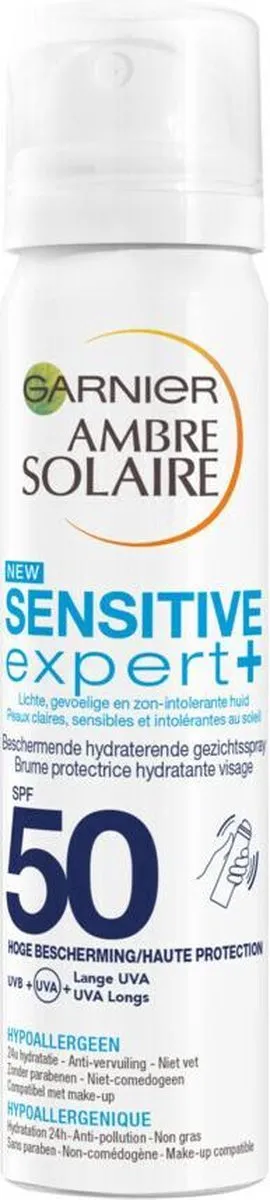Garnier Ambre Solaire Sensitive Expert+ Gezichtsspray SPF 50