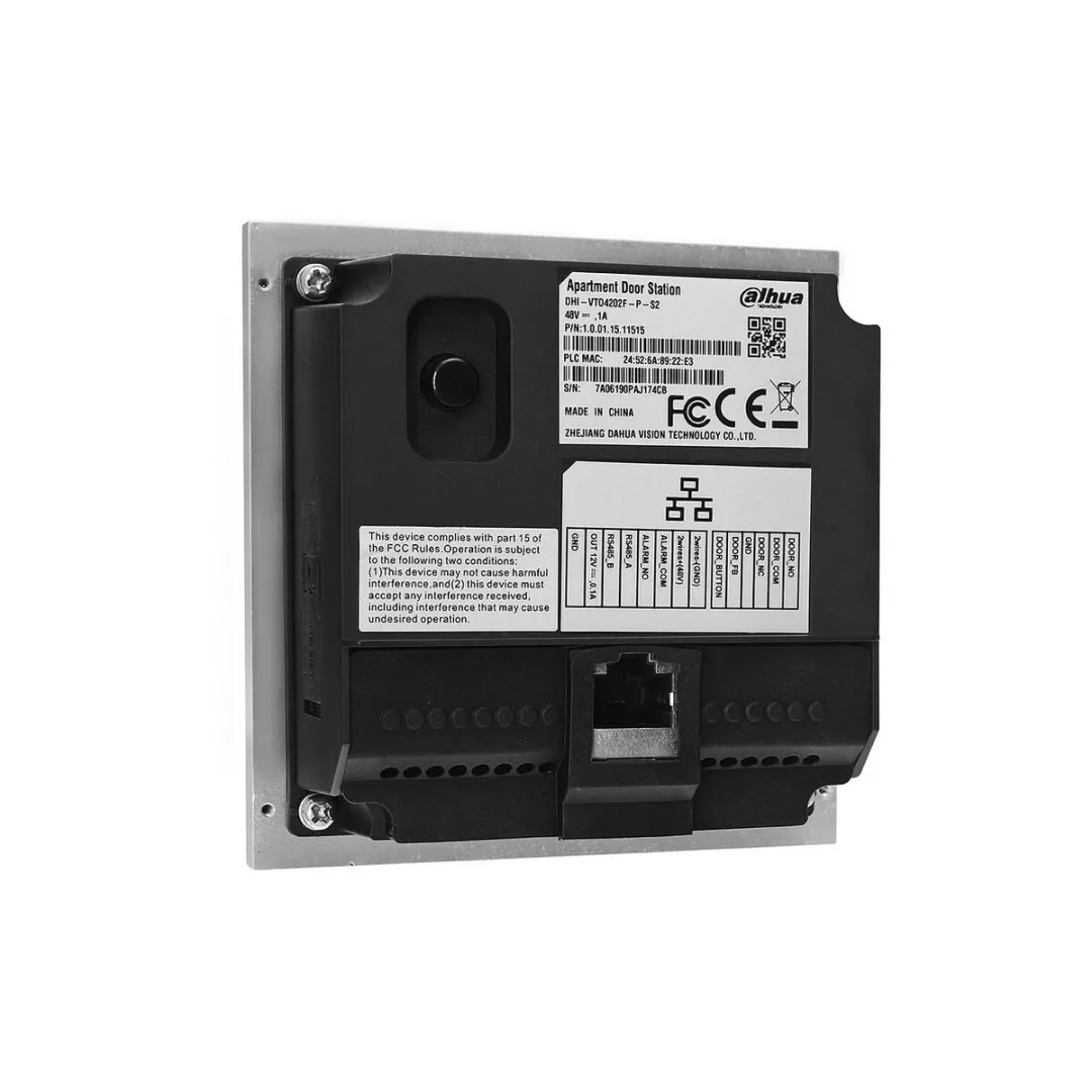 Dahua VTO4202F-P-S2 Deurbel - Verticaal - afbeelding 3 van 5