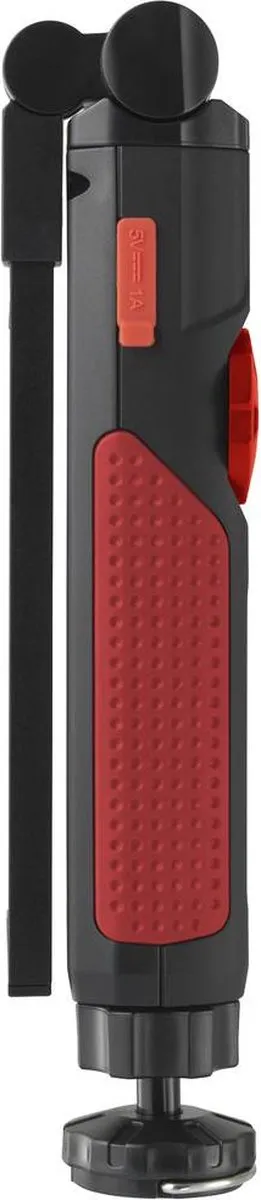 TOOLCRAFT TO-8960835 LED Werklamp 600lm - Zwart/Rood