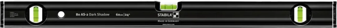 Stabila Dark Shadow 20032 Waterpasset - 60cm/120cm 0.5 mm/m
