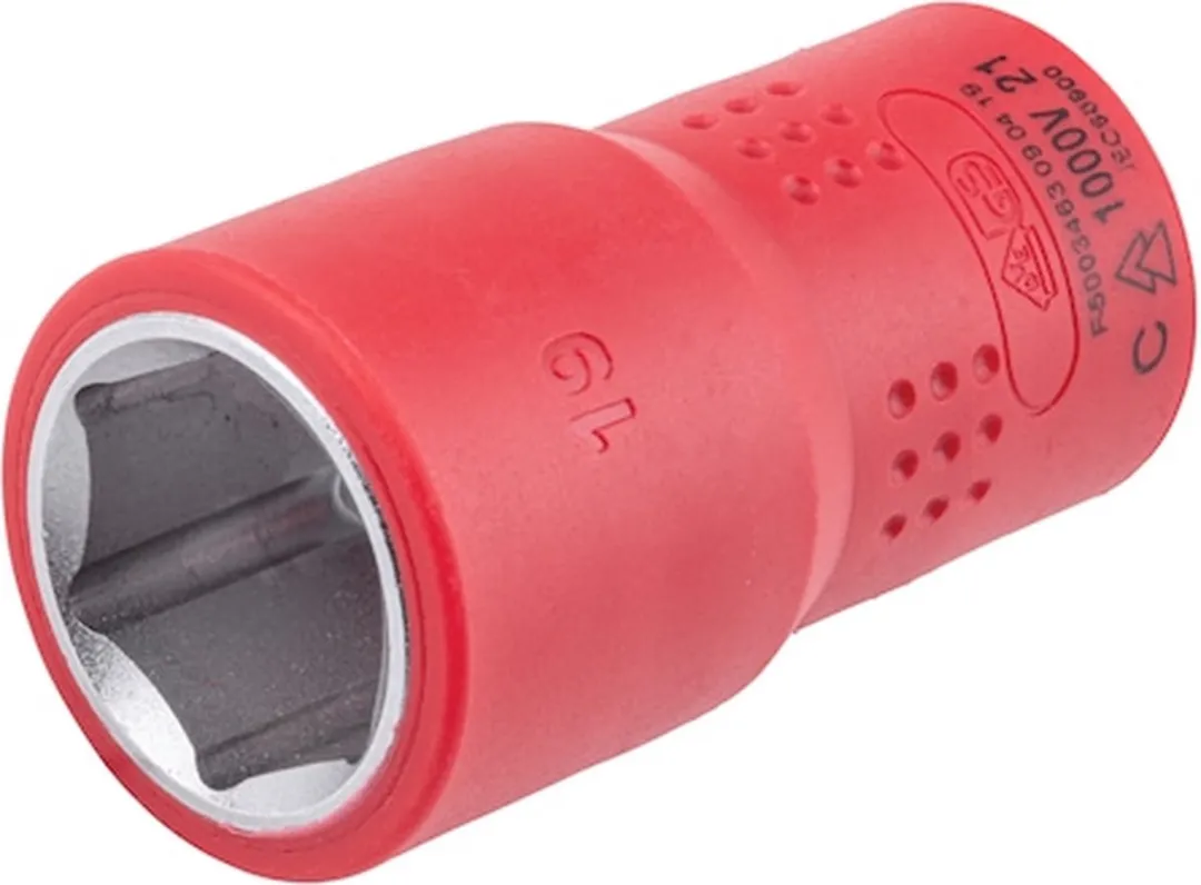 Würth VDE Geïsoleerde Dopsleutel 19mm 1/2" - 1 Stuk