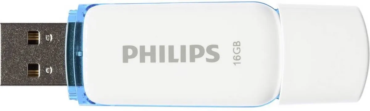 Philips FM16FD70B USB-Stick 16GB - Snow - Blauw/Wit - afbeelding 6 van 6