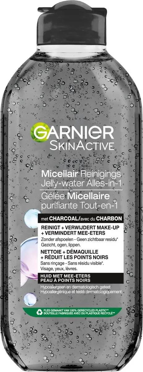 Garnier SkinActive Micellair Reinigend Jelly-water Charcoal 400ml