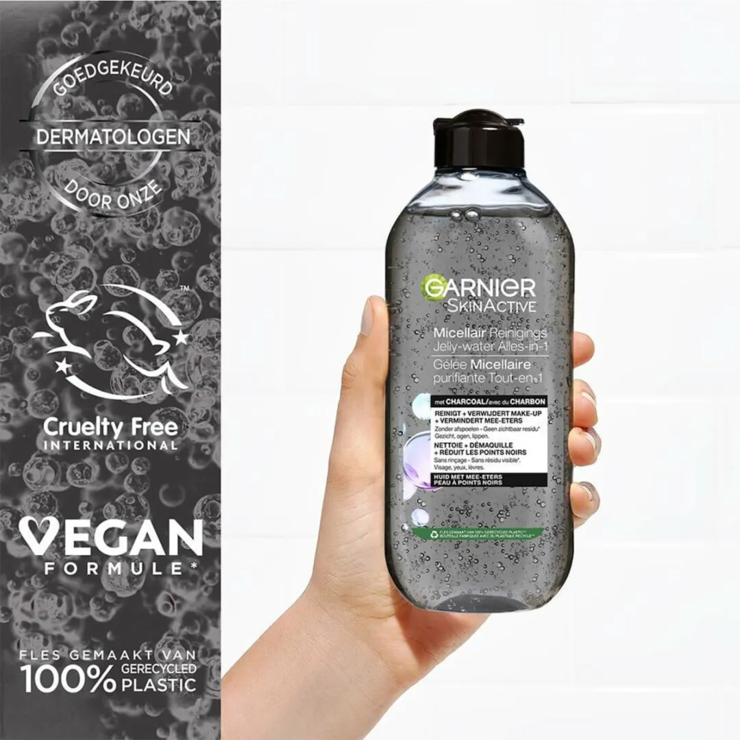 Garnier SkinActive Micellair Reinigend Jelly-water Charcoal 400ml