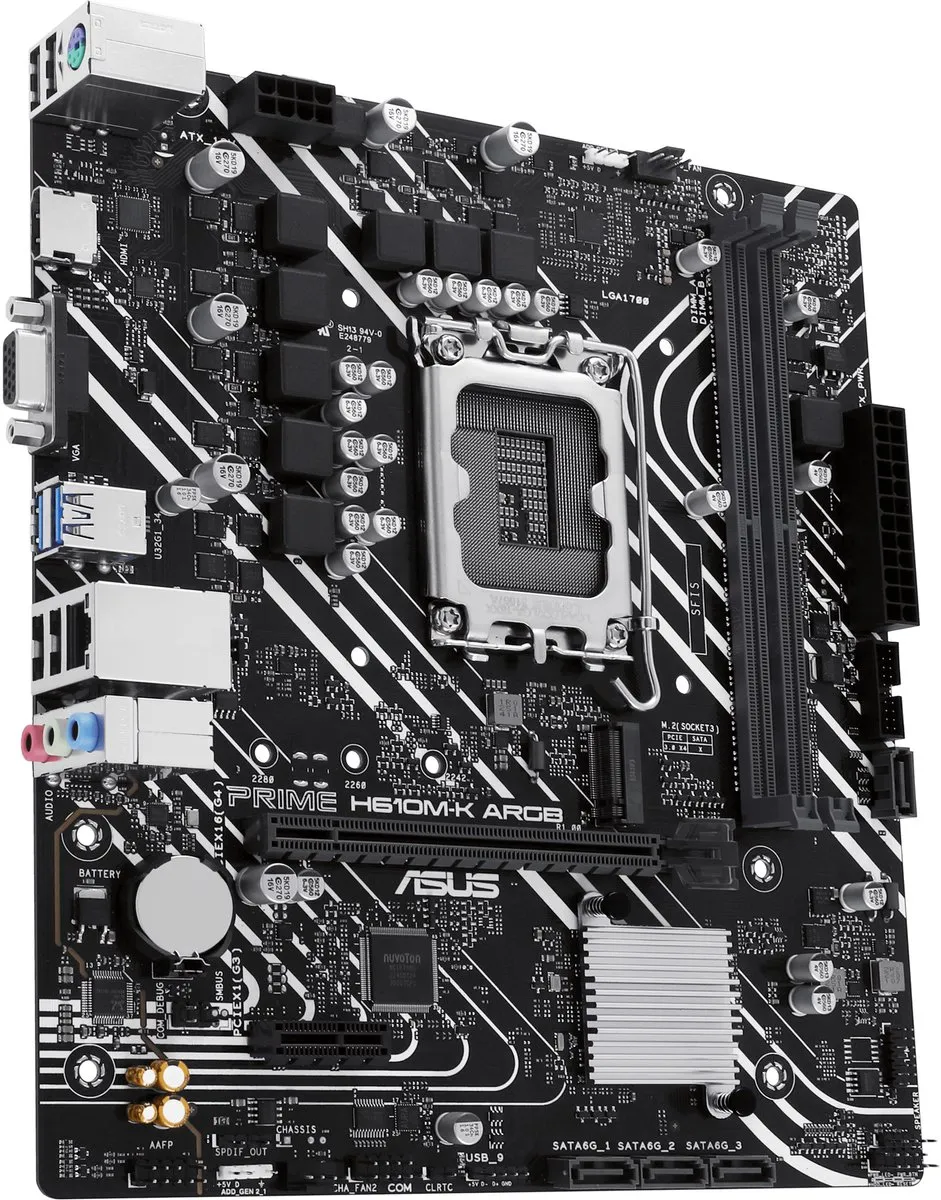 ASUS PRIME H610M-K ARGB H610 microATX - LGA1700