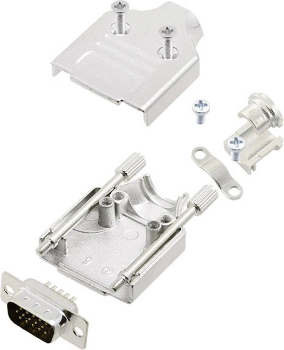 Amphenol L17MHDM09+L717HDE15P D-sub Male Connector 15-polig