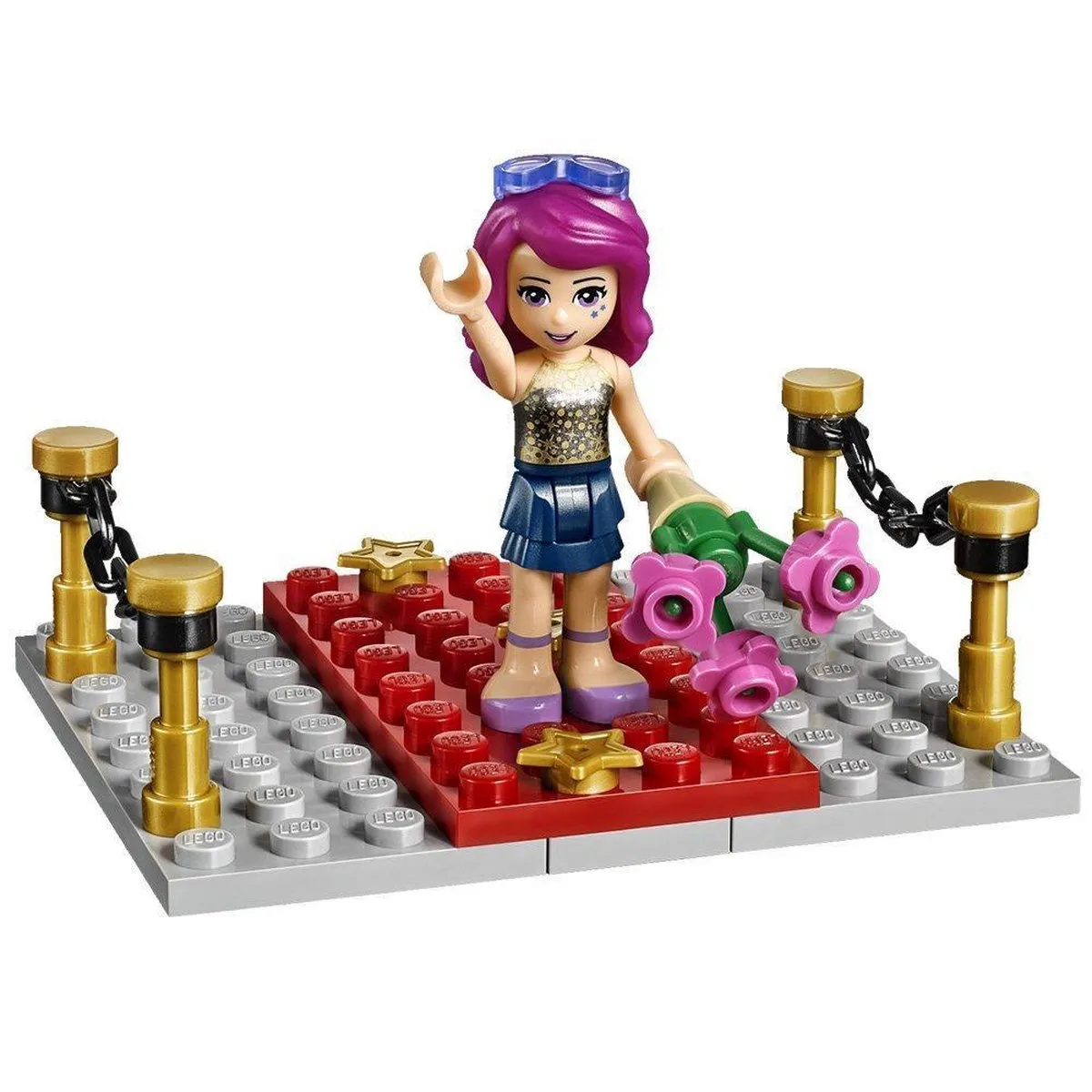 LEGO Friends Popster Limousine 41107 - 265 Stukken - 2 Minifiguren - afbeelding 6 van 6