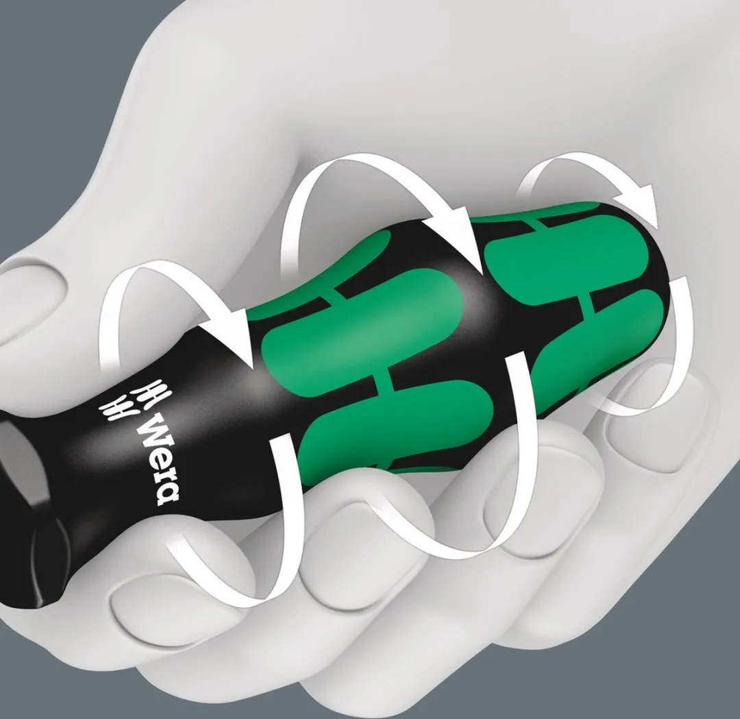Wera Kraft.Lasertip+Ra Schroevendraaier PH - 335/350/355/6 - Groen/Zwart