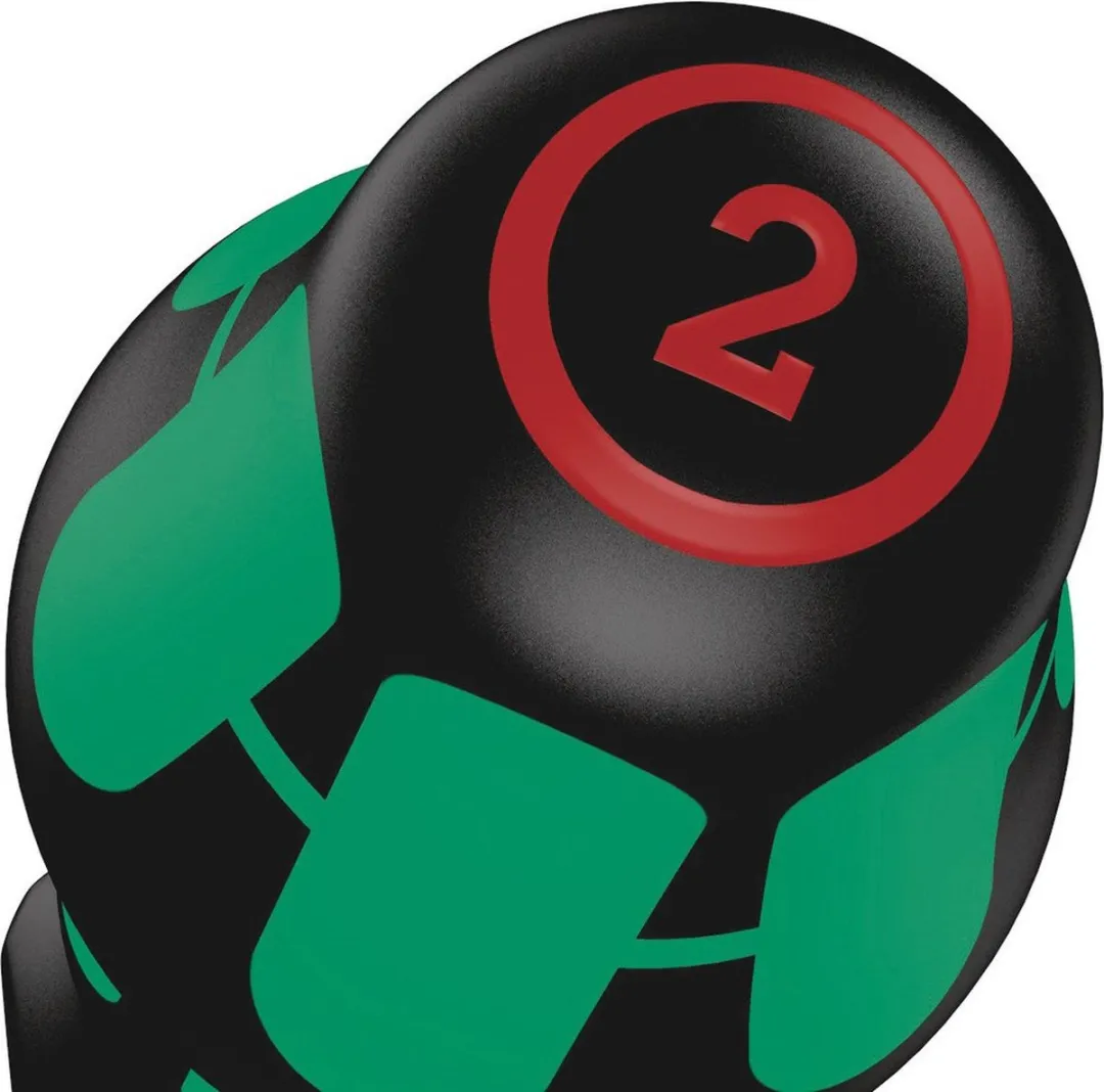 Wera Kraft.Lasertip+Ra Schroevendraaier PH - 335/350/355/6 - Groen/Zwart
