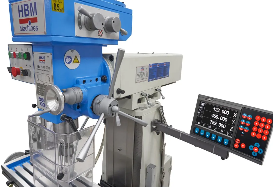 HBM BF 60 Professionele Freesmachine - 3-assig LCD