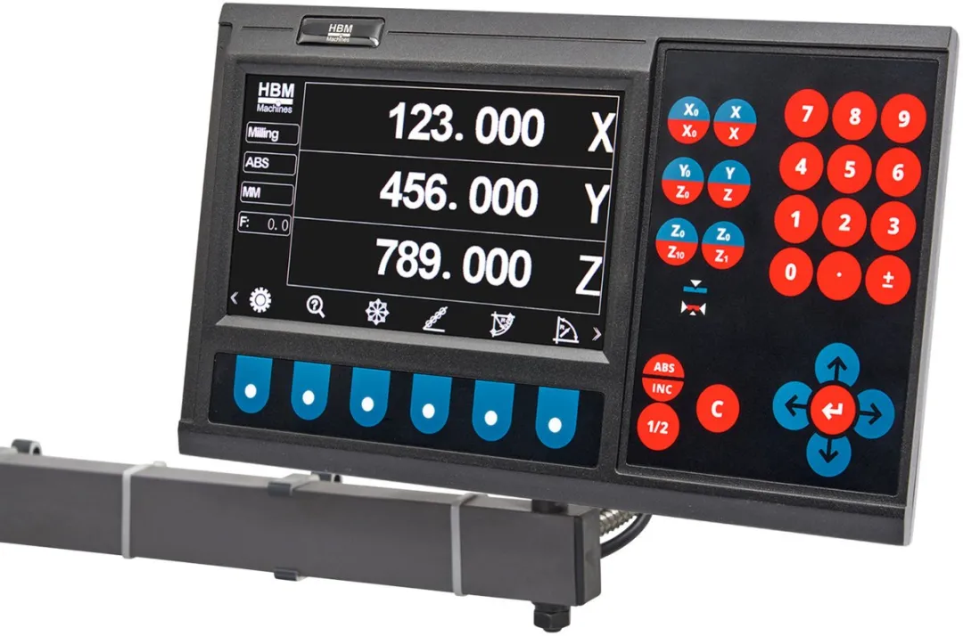 HBM BF 60 Professionele Freesmachine - 3-assig LCD
