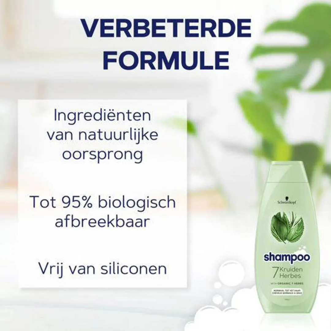 Schwarzkopf Shampoo 7 Kruiden 2x400ml