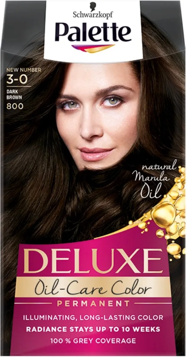 Schwarzkopf Poly Palette Haarverf 800 Donkerbruin 115ml