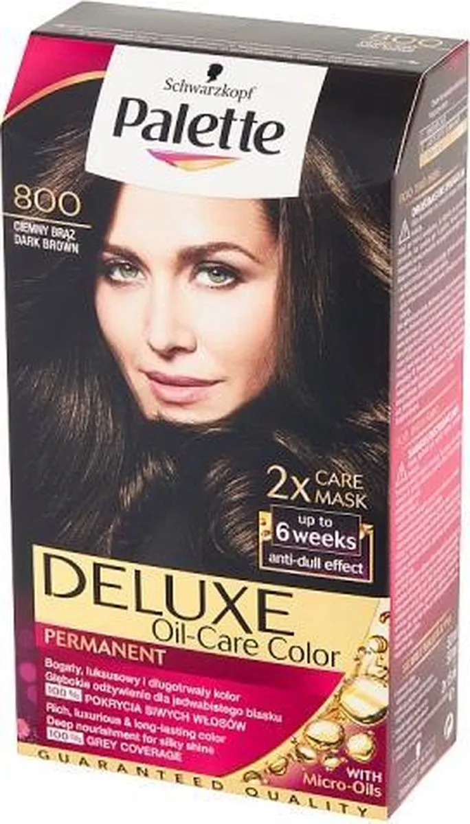 Schwarzkopf Poly Palette Haarverf 800 Donkerbruin 115ml