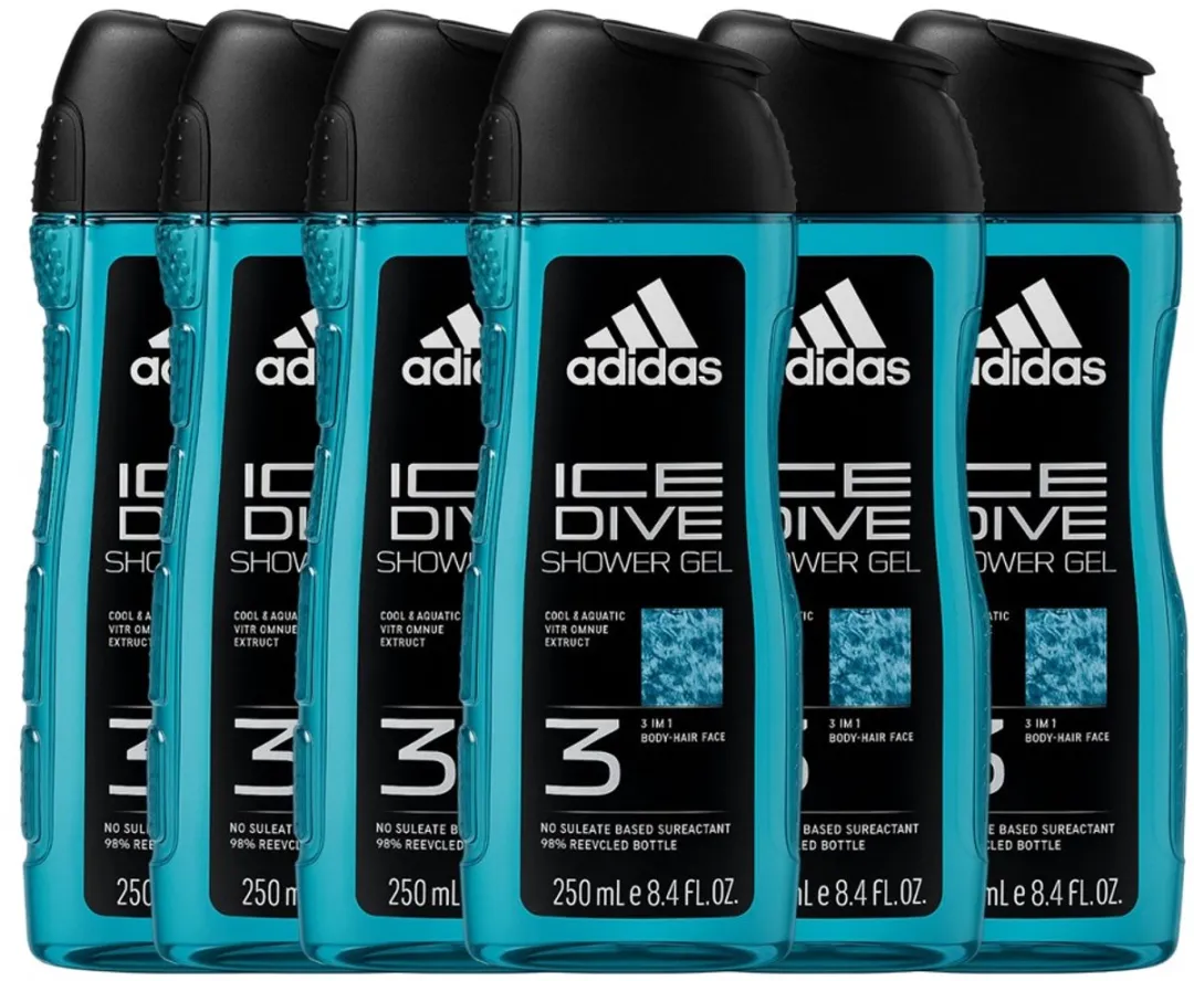 adidas Ice Dive Douchegel & Shampoo Men 250ml