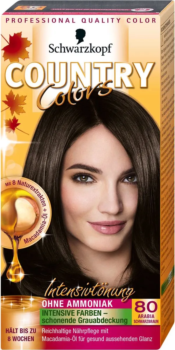 Schwarzkopf Country Colors Arabia Zwartbruin 80 - 150g