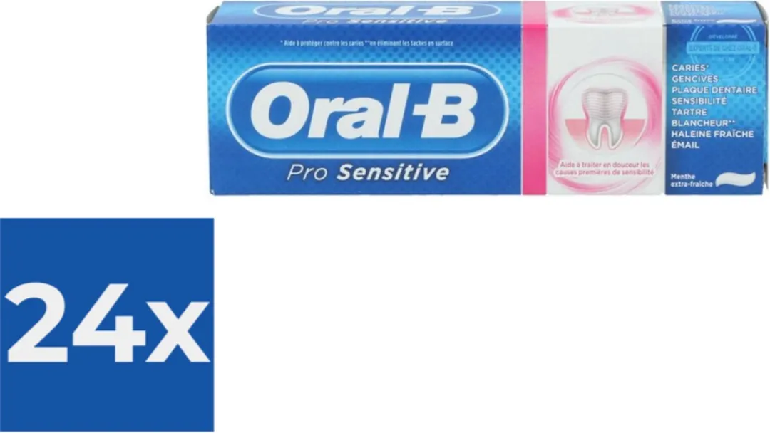 Oral-B Pro-Sensitive Tandpasta - 24x75ml