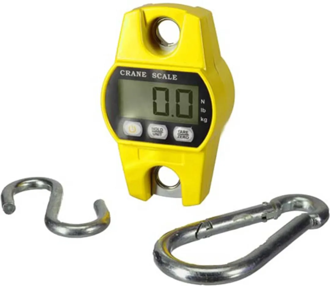 Perel Kraanweegschaal 300g-300kg - Geel/Zwart