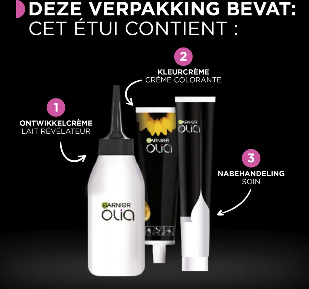 Garnier Olia Kastanje Lichtbruin 5.15 Haarverf - 986ml - afbeelding 6 van 6