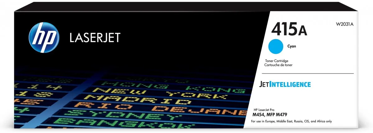 HP 415A - Tonercartridge - Origineel - Standaard Capaciteit - Cyaan